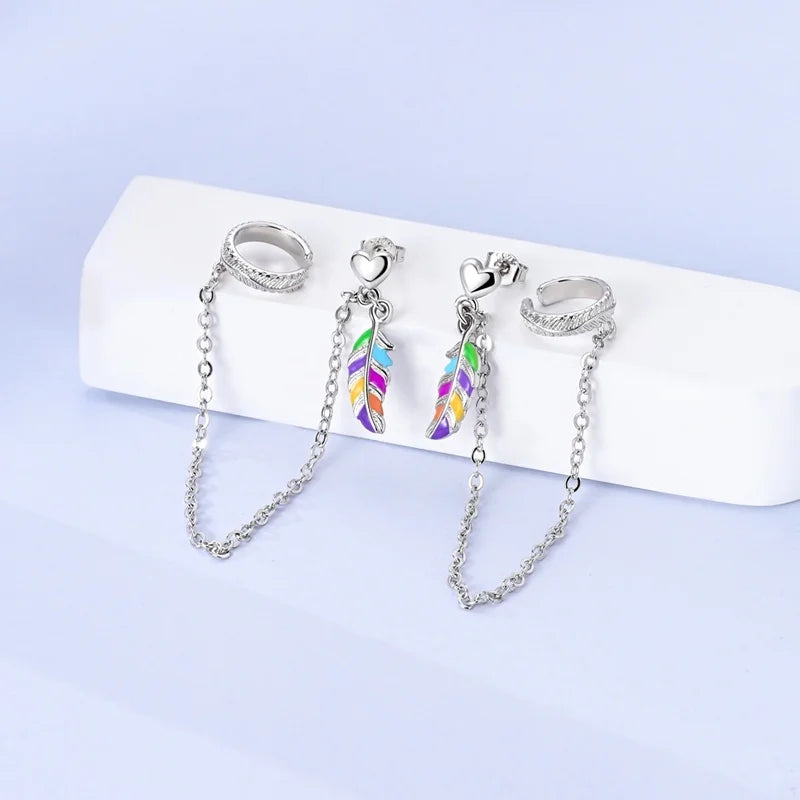 New Original 925 Sterling Silver Sweetheart Bow & Crab Ocean Earrings | Donut Zircon Round Design Women’s Fine Jewelry