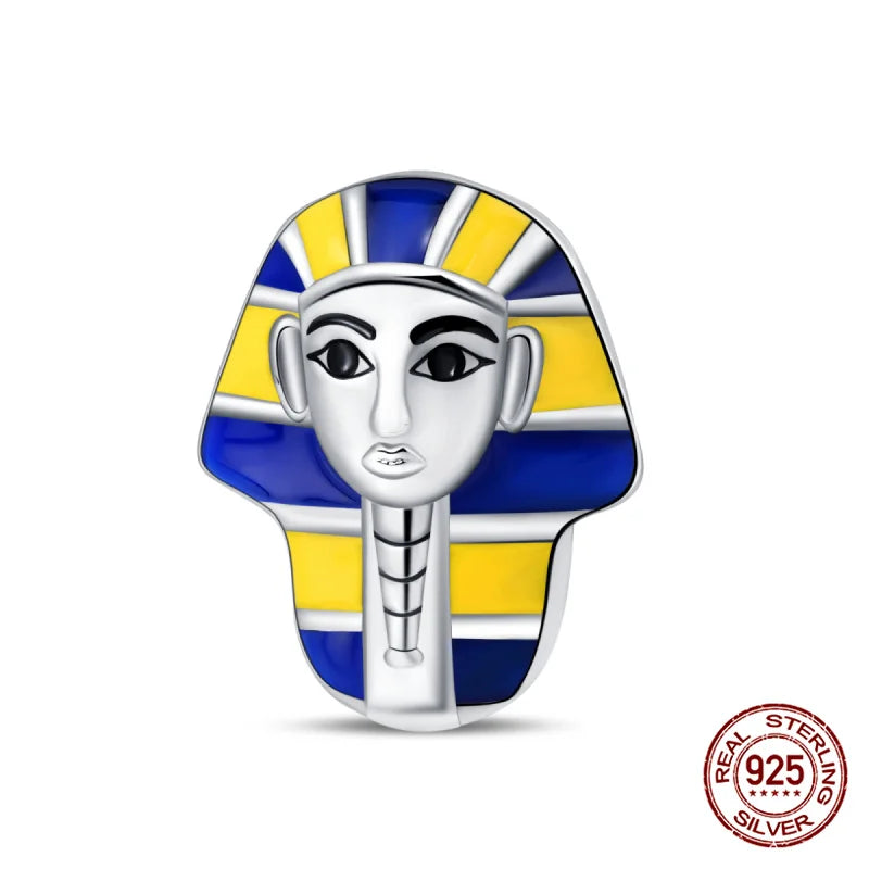 Hot Bible Cross Pink Zircon Charm – 925 Sterling Silver DIY Bracelet for Women