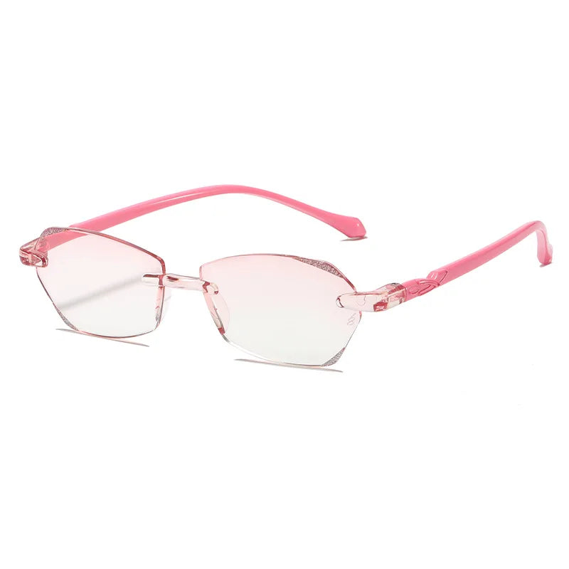 New Diamond Cut High Definition Reading Glasses – Men & Women Far-Sighted Hyperopia Eyewear | Classic Rimless Presbyopia Eyeglasses