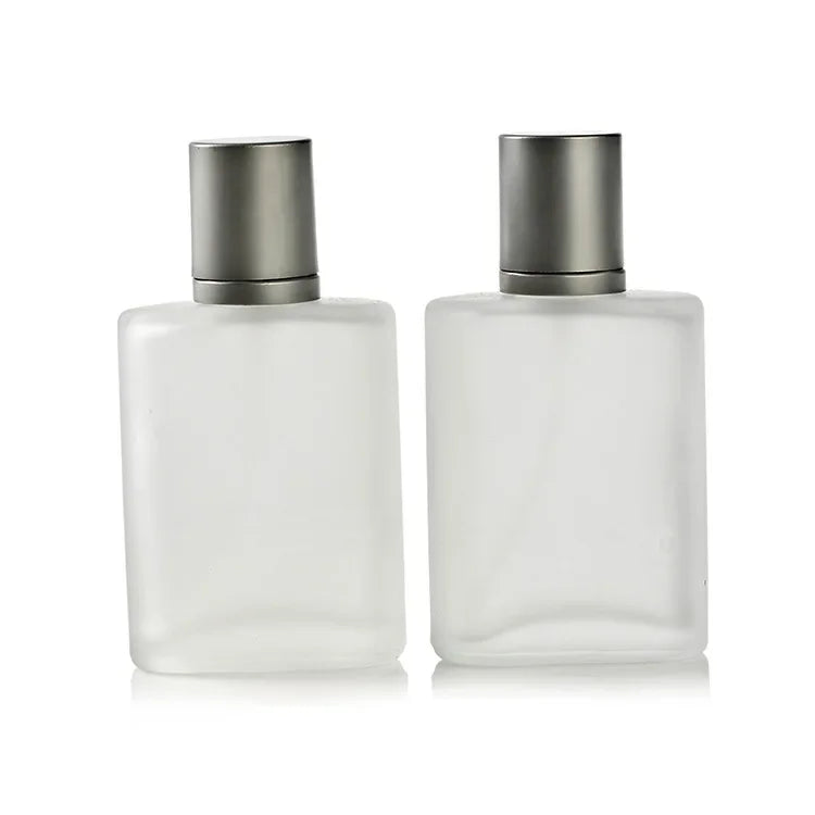 30/50/100ML Screw Top Sandblasted Glass Perfume Bottle – Empty Liquid Spray & Makeup Dispenser Bottles