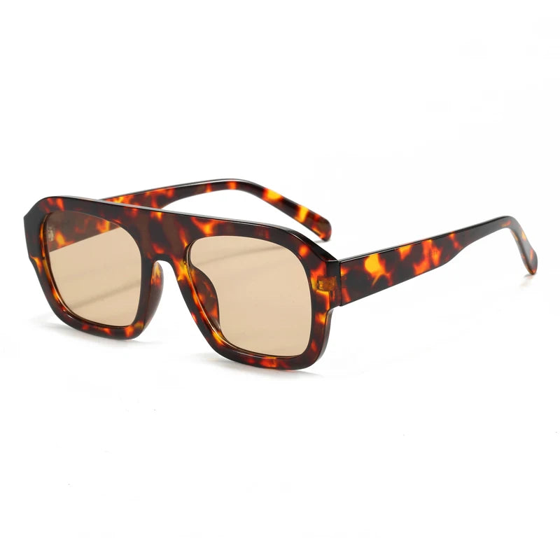 Classic Rectangular Large Frame Sunglasses – Women Fashion New Retro Sun Glasses | INS Eyeglasses Men Unisex