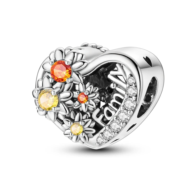 925 Sterling Silver CZ Pave Round Clip Charm – Fits Original Pandora Bracelet & Necklace Jewelry Gift