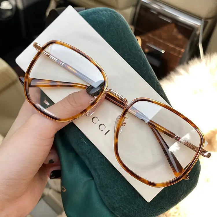 Transparent Computer Glasses – Unisex Polygon Frame Anti Blue Light Eyewear | Optical Spectacle Eyeglass