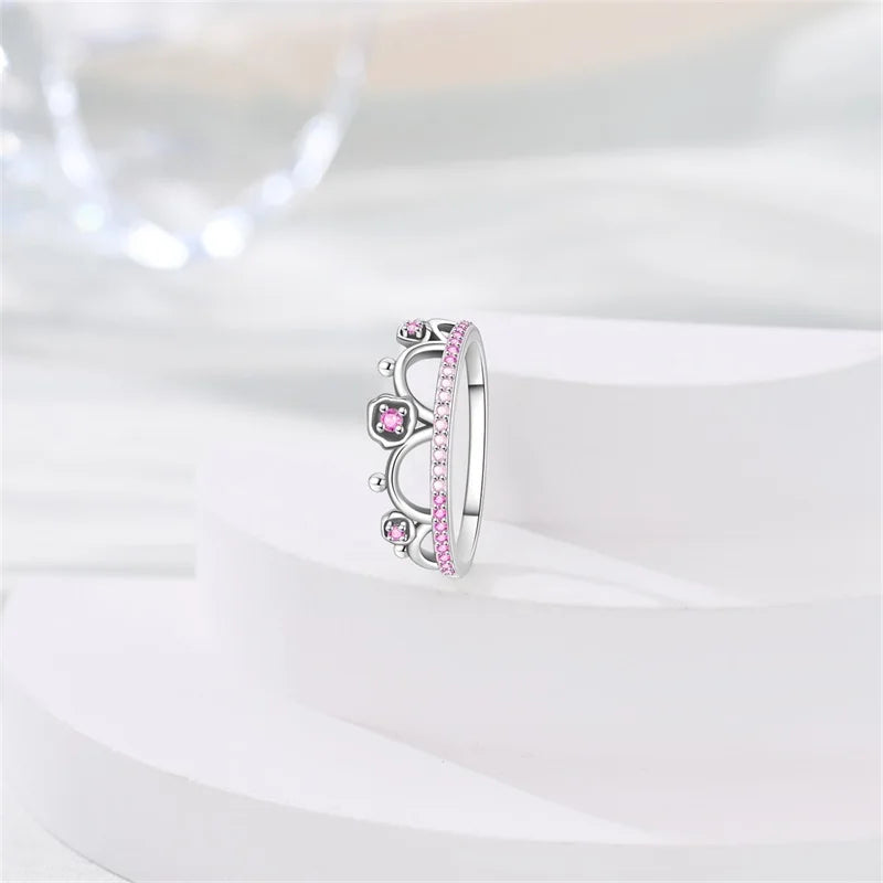 925 Sterling Silver Rings Collection | Bow, Heart, Sun, Moon & Star Zircon Rings for Women Jewelry Gift