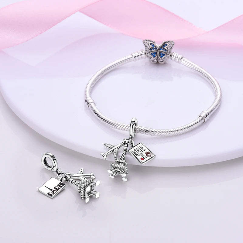 925 Sterling Silver Love Football Cup Charm Beads – Sport, Beer & Travel Pendants Fit Original Pandora Bracelet & Necklace