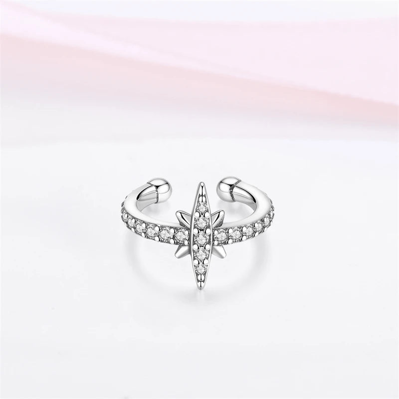 925 Sterling Silver Glowing Starfish & Shell Earrings | Fashion Jewelry for Women