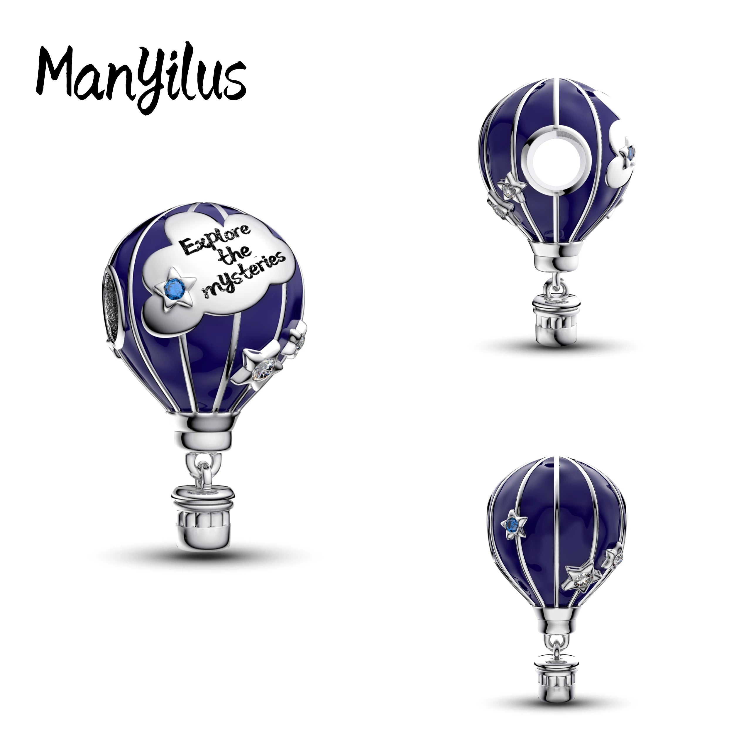 Manyilus 925 Sterling Silver Charms for Original Bracelets | Italian Charm Jewelry | Mother’s Day Mom Gift