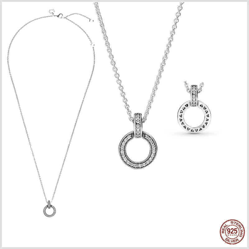 925 Sterling Silver Heart-Shaped Pearl Pendant Necklace | Elegant Women’s Jewelry Birthday Gift