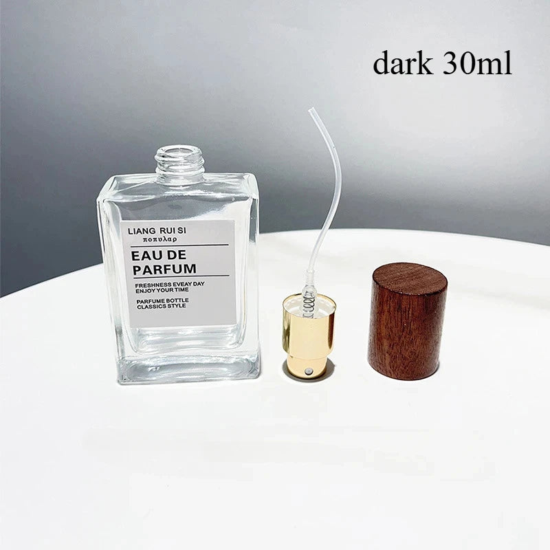 50ML High-End Glass Refillable Perfume Bottle – Empty Atomizer Spray Pump | Fine Mist Travel Cosmetic Container