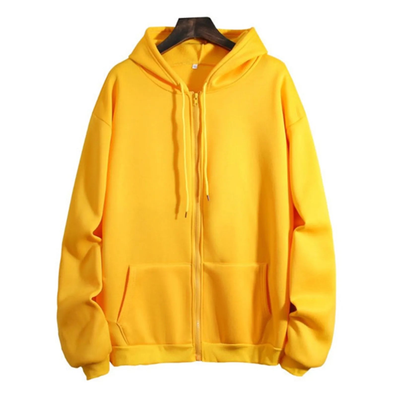 Autumn & Spring Women’s Zip Up Hoodie | Korean Style Casual Drawstring Sweatshirt Cardigan