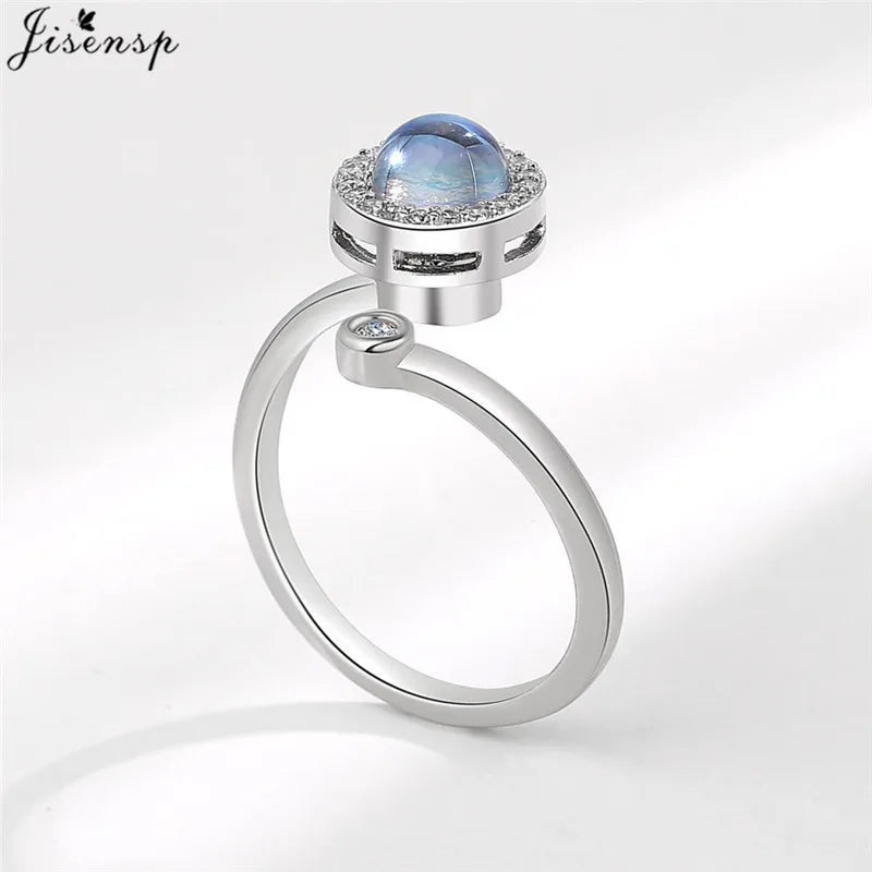 Luxury Fashion Fidget Spinner Ring | Crystal Planet & Butterfly Finger Ring for Women, Anti-Stress Jewelry