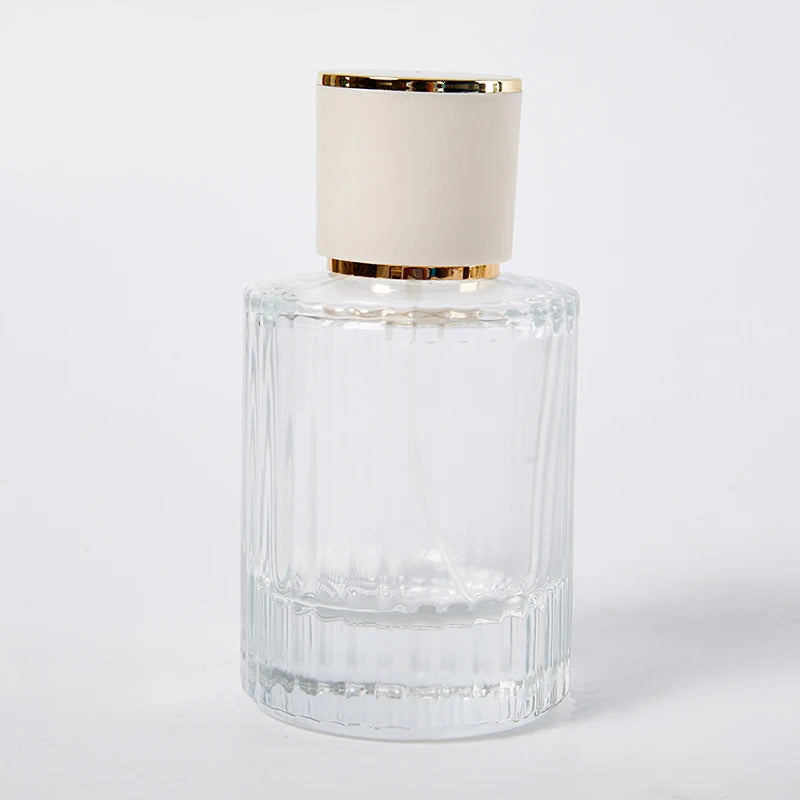 30/50ML Perfume Glass Spray Bottle – Portable Clear Refillable Cosmetic Atomizer | High-Capacity Empty Bottle