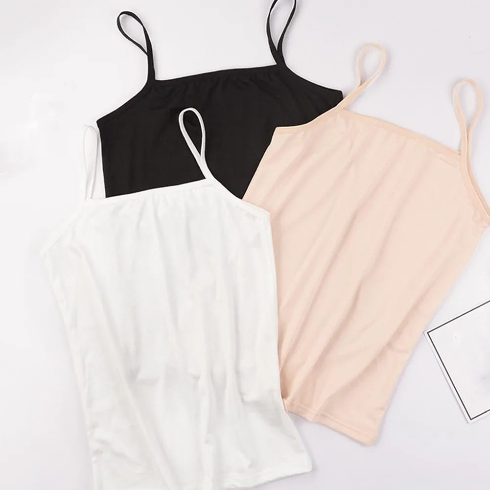 Summer Sexy Black Camisole | Women’s Sleeveless Tank Top Fitness Vest