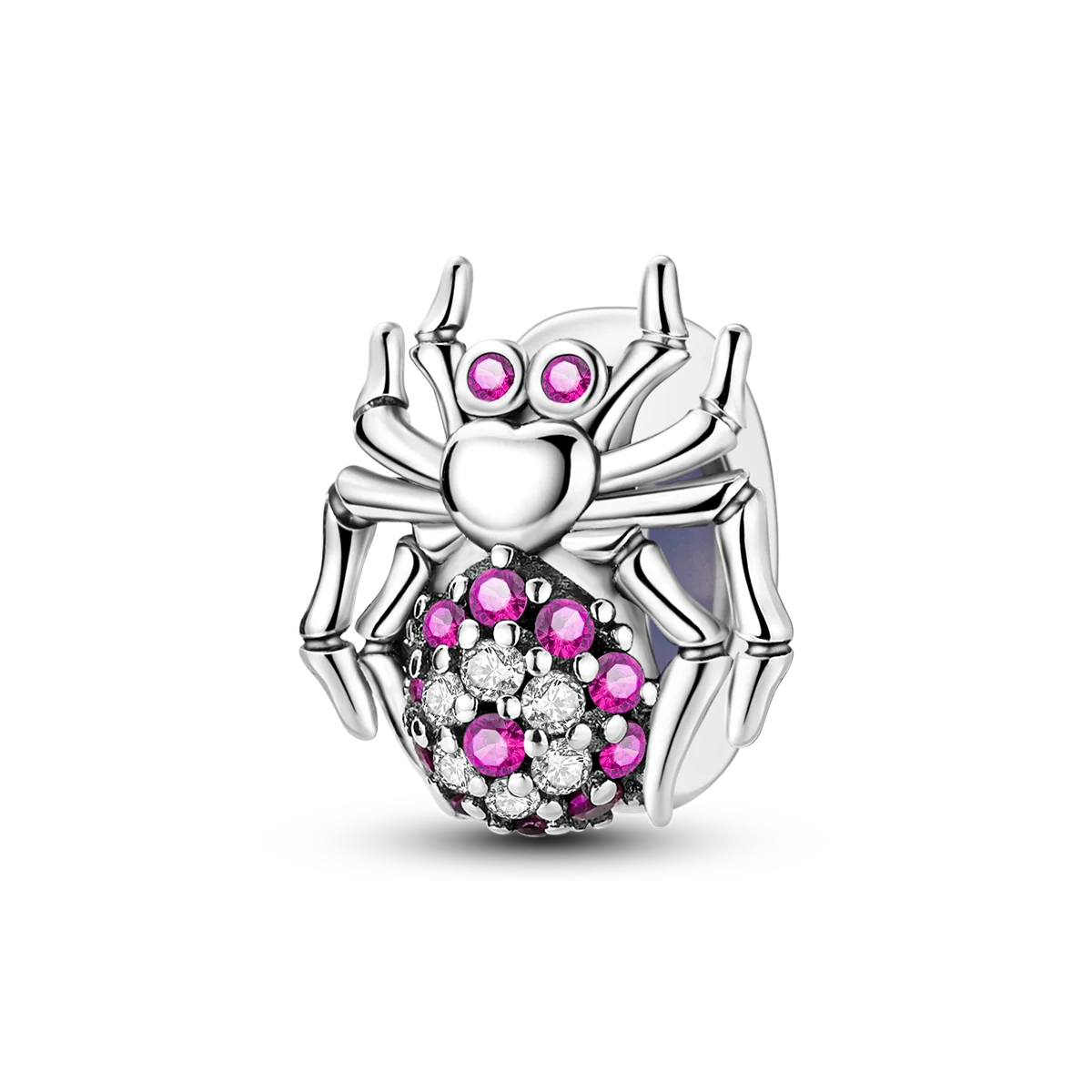 Silver Clasp 925 Sterling Silver Round Daisy Charm Beads | Safety Chain Pendant for Original Bracelets Jewelry