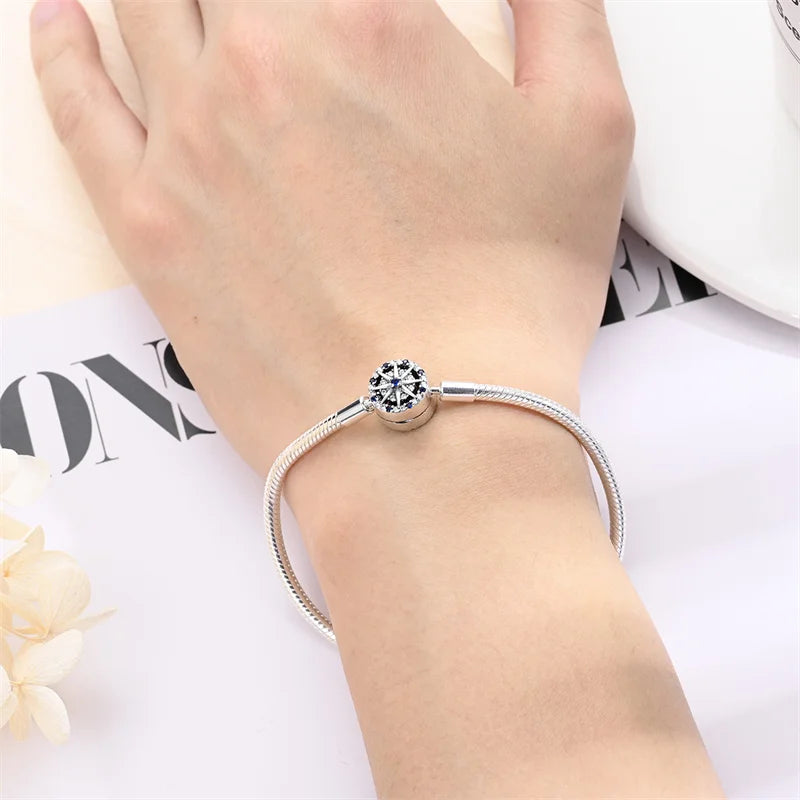 S925 Sterling Silver Snake Bone Chain Bracelet | Pandora Fit DIY Jewelry