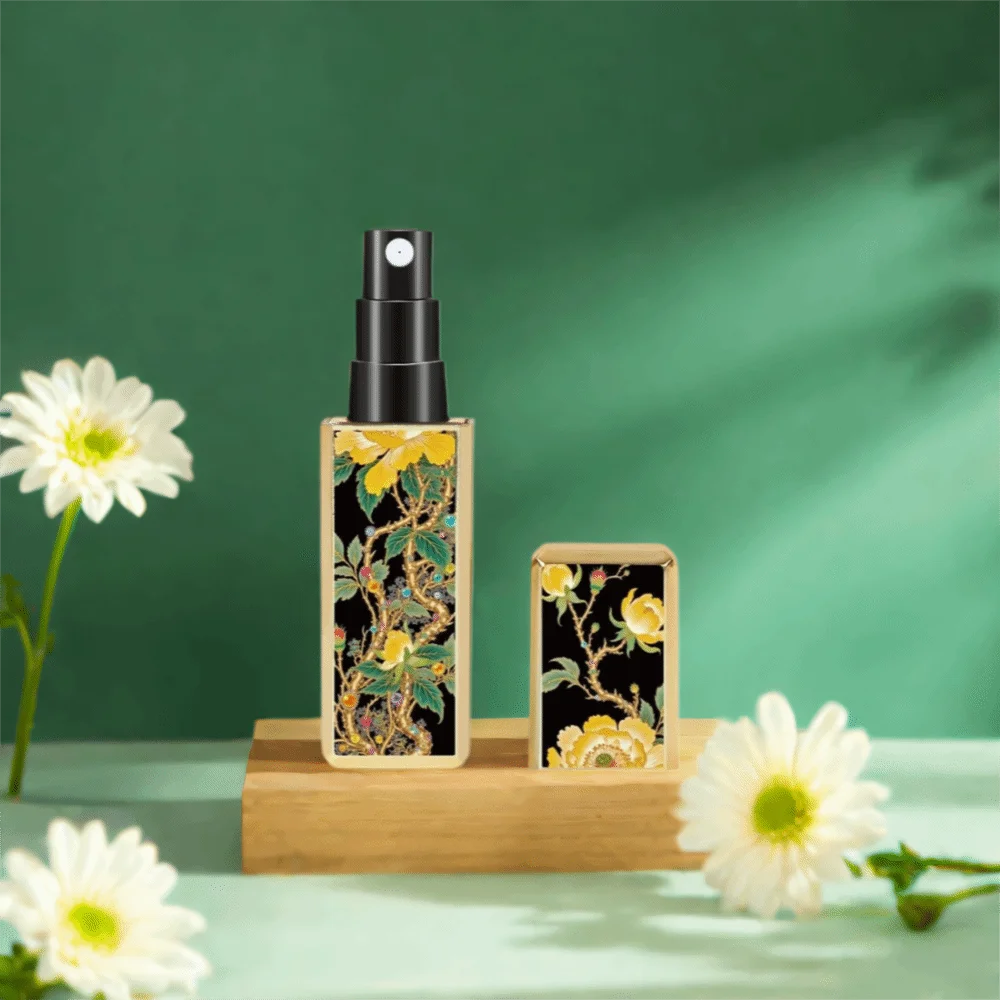 5ml New Mini Perfume Bottle – Refillable Portable Rotating Spray | Empty Cosmetic Storage Container