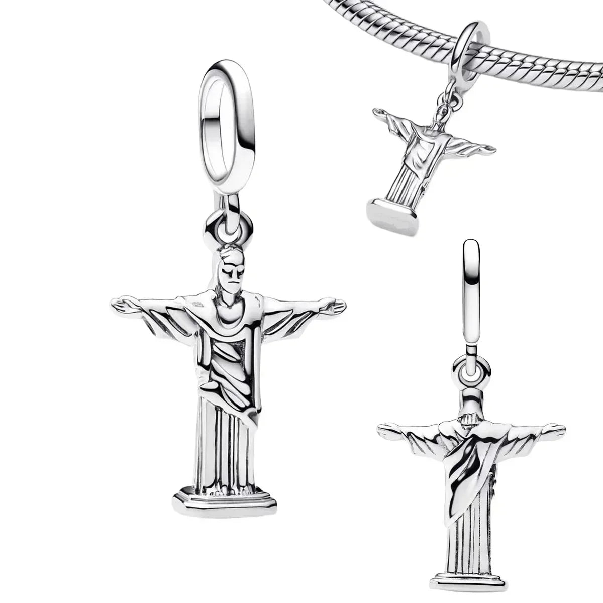 925 Sterling Silver Summer Ocean Charms | Pearl Shell Octopus Clip Beads & Jewelry Set for Women