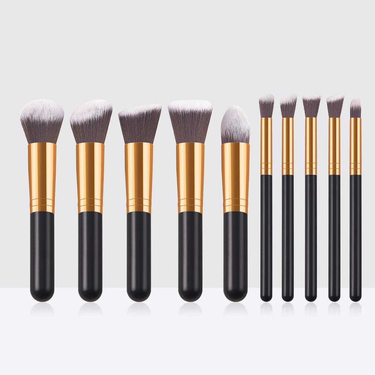 10 Pcs Professional Mini Makeup Brushes Set for Women Beauty Cosmetics Tools Foundation Power Blush Eyeshadow Lip Make Up Brush