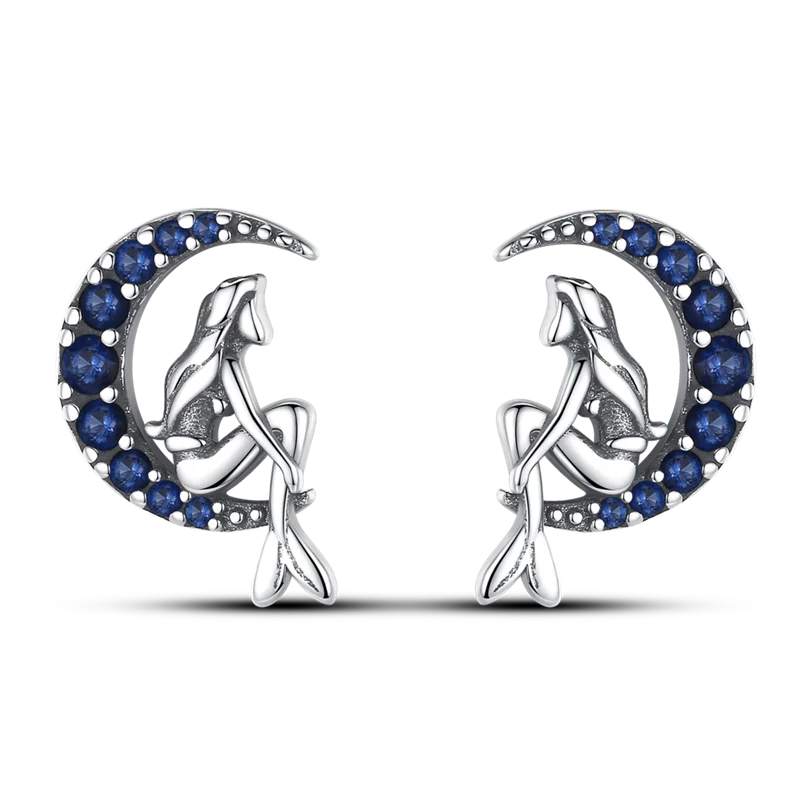 925 Sterling Silver Glowing Starfish & Shell Earrings | Fashion Jewelry for Women