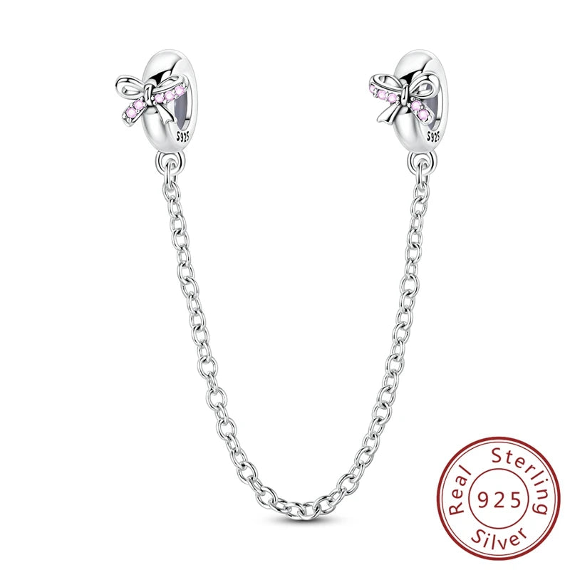 925 Sterling Silver Ballet Shoes & Perfume Bottle Charms | Bow Beads Fit Original Bracelet Pendant DIY Fine Jewelry for Women