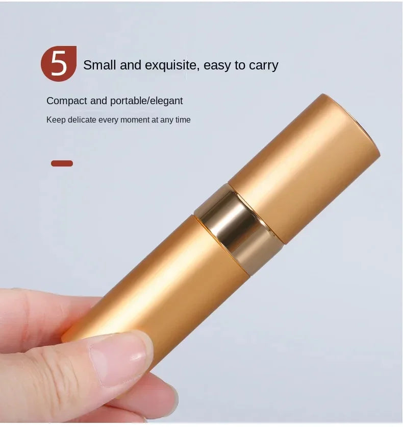8ML Wholesale Refillable Perfume Bottle – Metal Aluminum Spray Atomizer | Portable Travel Perfume Container