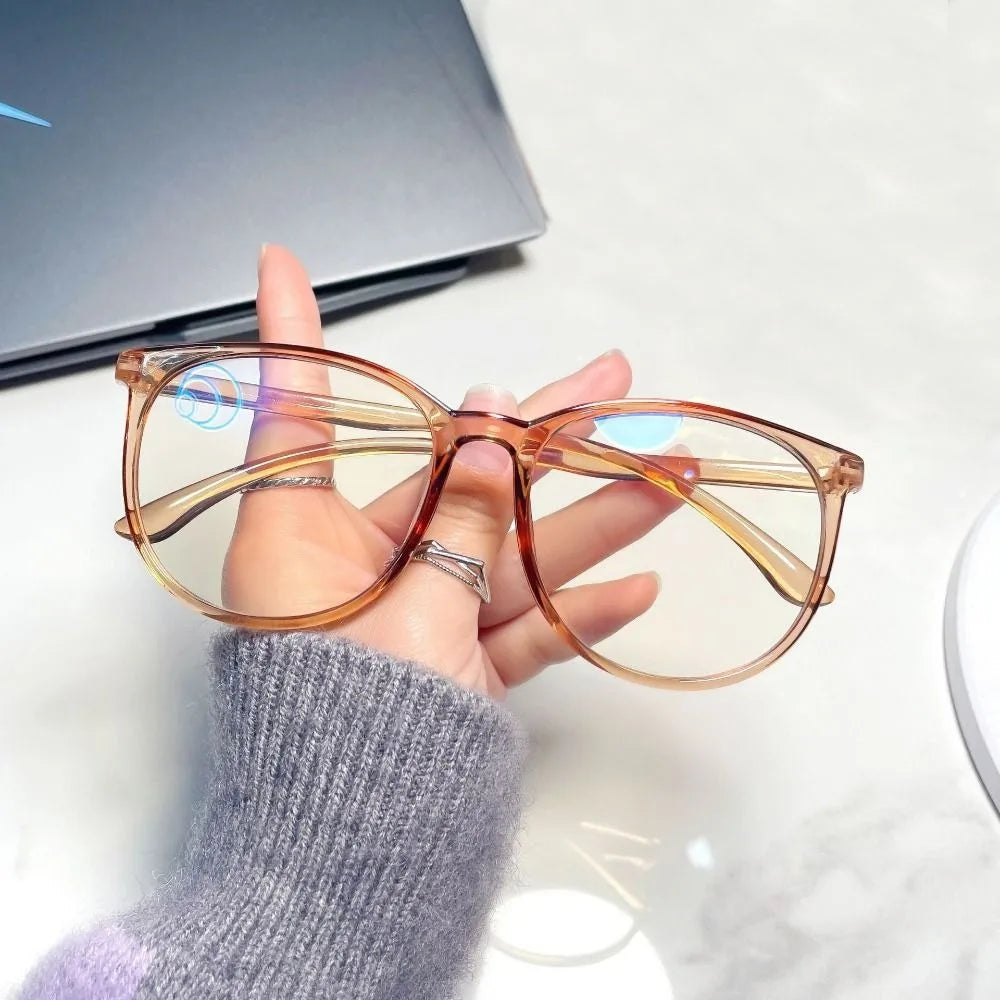 Large Square Frame Anti-Blue Light Glasses – Fashion Retro Computer Reading Eyeglasses for Men & Women | Optical Spectacle Eyewear