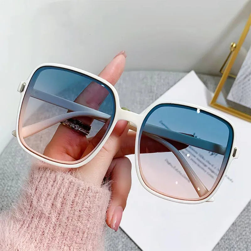 New Oversized Rectangle Sunglasses – Women’s Fashion Square Sun Glasses & Men’s Classic Vintage Eyewear | UV400 Oculos De Sol