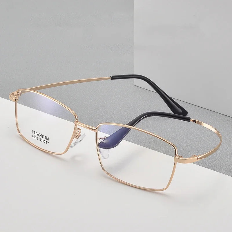 BCLEAR Custom Optical Glasses – Full Rim Classic Square Frame Eyeglasses for Men & Women | Anti-Blue Light Myopia, Presbyopia, Progressive