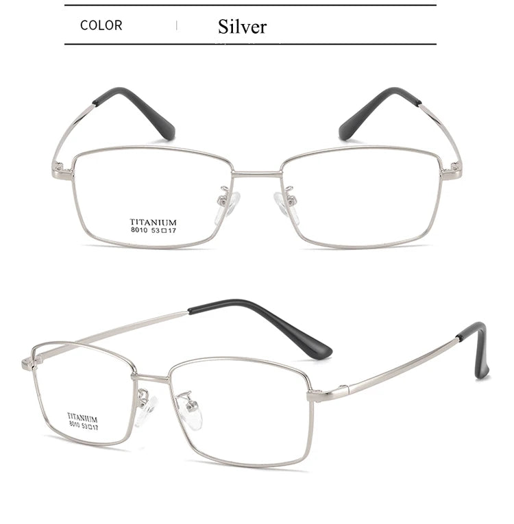 BCLEAR Custom Optical Glasses – Full Rim Classic Square Frame Eyeglasses for Men & Women | Anti-Blue Light Myopia, Presbyopia, Progressive