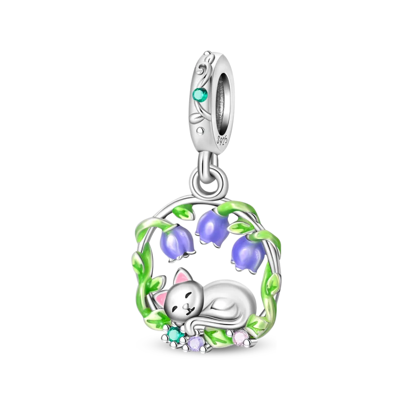 New Original 925 Sterling Silver Animal Charms | Cute Capybara, Elephant & Cat Beads for Bracelets DIY Jewelry