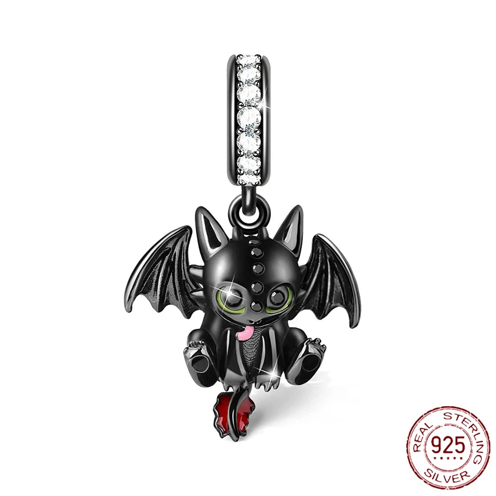 925 Sterling Silver Safety Chain Charms for Pandora Bracelets Women Jewelry