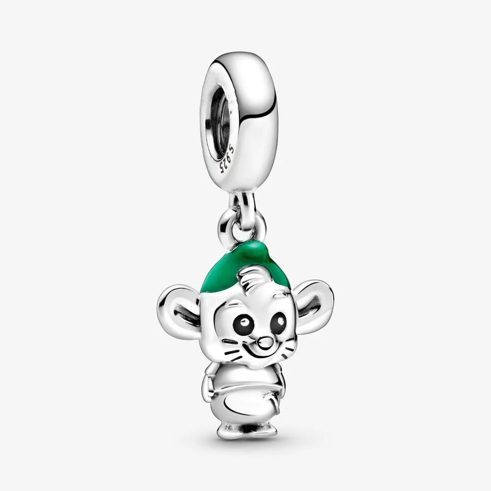 Miniso Disney 925 Sterling Silver Christmas Eve Series Charms | Poker Jack Skull Beads Fit Original Bracelet Women Jewelry Gift