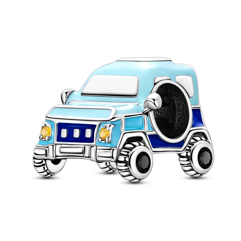 925 Sterling Silver Zircon Bowknot Heart Balloon Charms | Original Pendant Beads Fit Bracelet DIY Fine Jewelry for Women