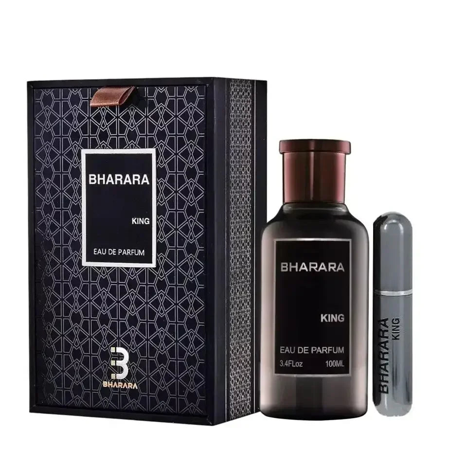 100ML Bharara King Eau De Parfum for Men – Long-Lasting Luxury Fragrance | 3.4oz EDP Spray Sealed High-End Gift Box