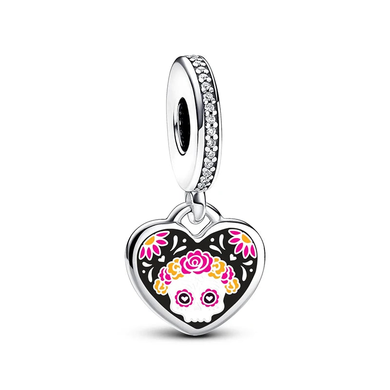 2025 Silver Plated Pendant Charm Bead | Fits Pandora Bracelet & Necklace Women’s DIY Jewelry Gift