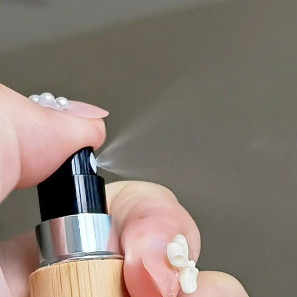 5/10ML Wood Perfume Atomizer – Portable Bamboo Mini Spray Bottle | Refillable Cosmetic Travel Container