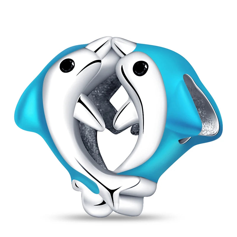 Orstarry 925 Sterling Silver Mermaid Cartoon Charm | Original Pendant Beads Fit Pandora Bracelet DIY Fine Jewelry Gift