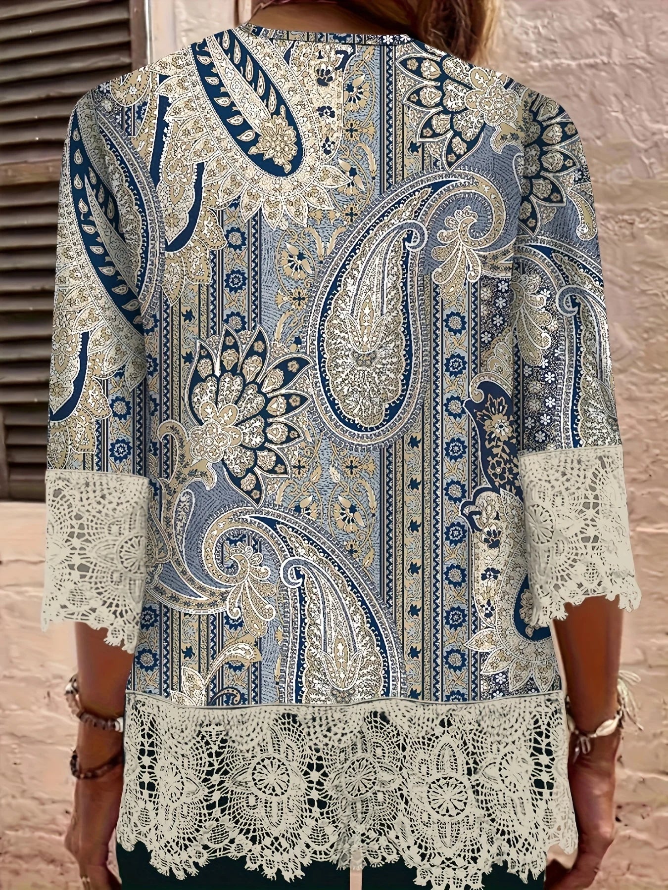 Fashion Women Casual Loose Long-Sleeve Printed Shirt – Elegant Temperament Top 👚✨