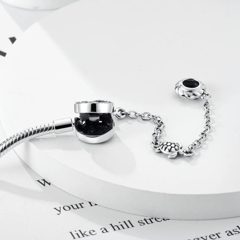 925 Sterling Silver Rainbow Leather Braided Bracelet | Eternal Love Stars & Moon Charm – DIY Women’s Beaded Jewelry Gift