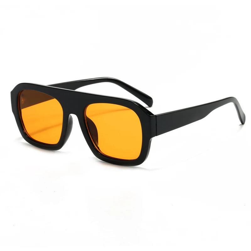 Classic Rectangular Large Frame Sunglasses – Women Fashion New Retro Sun Glasses | INS Eyeglasses Men Unisex