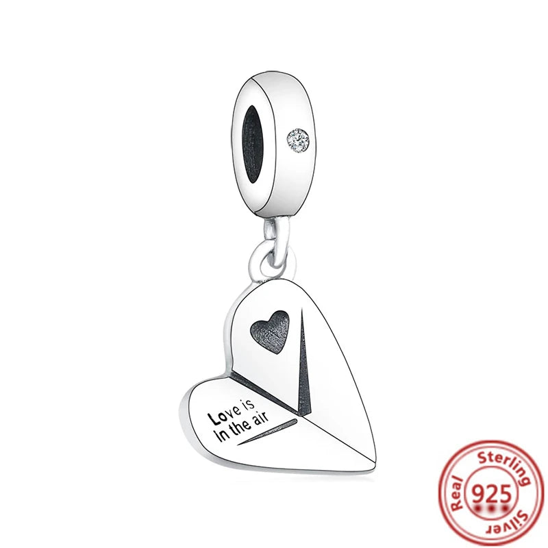 2025 Classic 925 Sterling Silver Aircraft Whistle Gear Charms | Fit Original Bracelet DIY Jewelry Birthday Gift