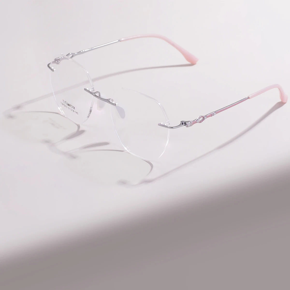 Hexagon Rimless Glasses Women & Men | Lightweight Geometric Optical Eyewear