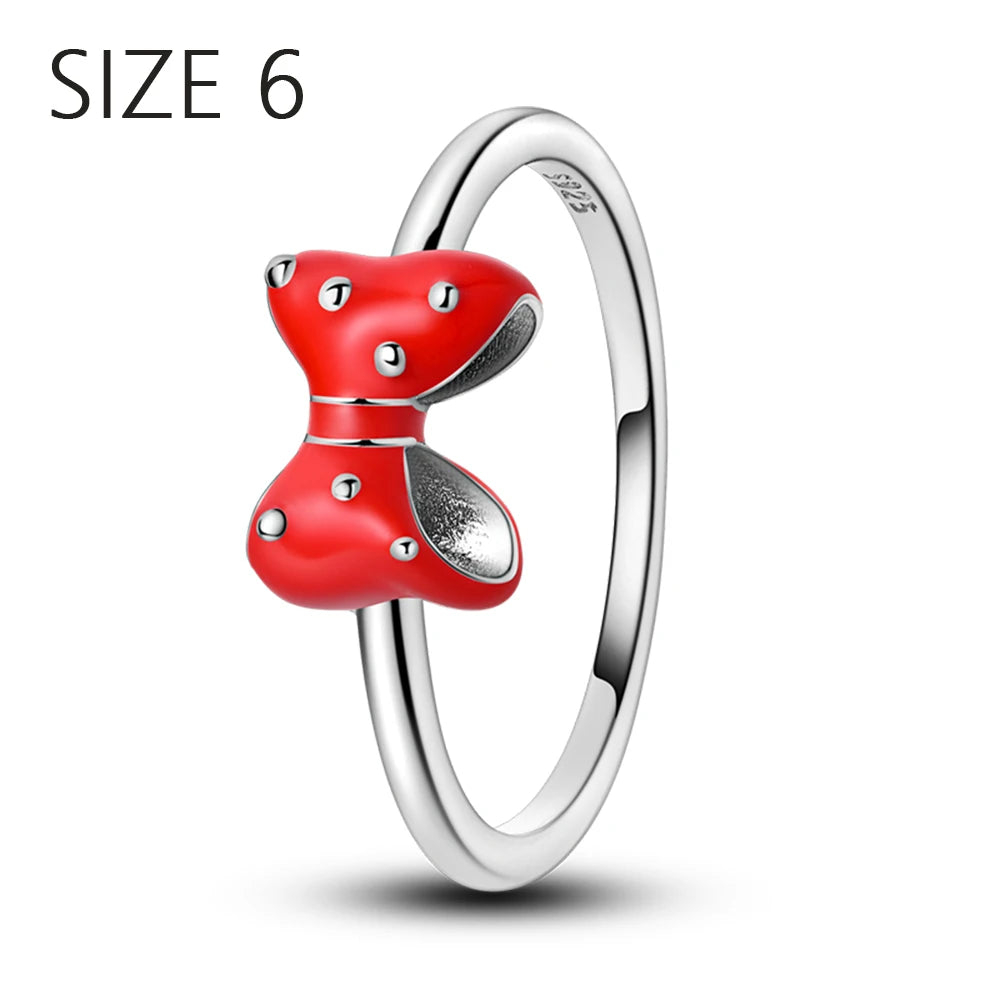 2024 New 925 Sterling Silver Bow Tie Jewelry Set | Zircon Ring, Earrings, Bracelet & Necklace for Women Gift