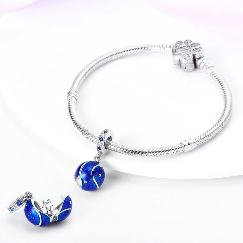 925 Sterling Silver Love Football Cup Charm Beads – Sport, Beer & Travel Pendants Fit Original Pandora Bracelet & Necklace