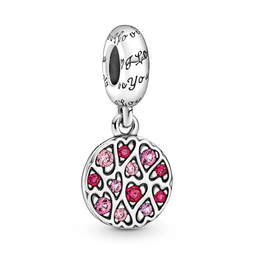 925 Sterling Silver Blue Planet & Dolphin Galaxy Dangle Charm | Women’s Bracelet DIY Jewelry