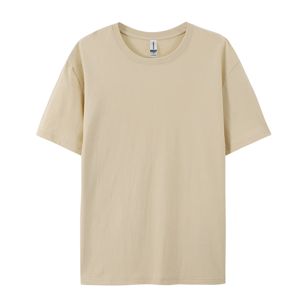 100% Cotton Women T-Shirt – Casual Sporty Short Sleeve O-Neck Tee | Loose Summer Top White & Black