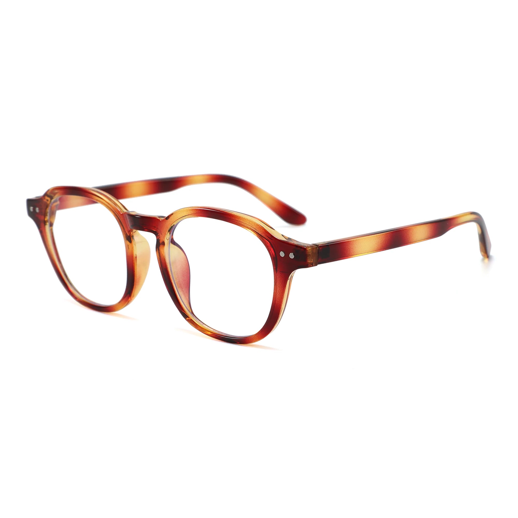 Fashion New Flat Mirror Sunglasses – Women High-End & Men Driving UV400 Metal Square Myopia Glasses