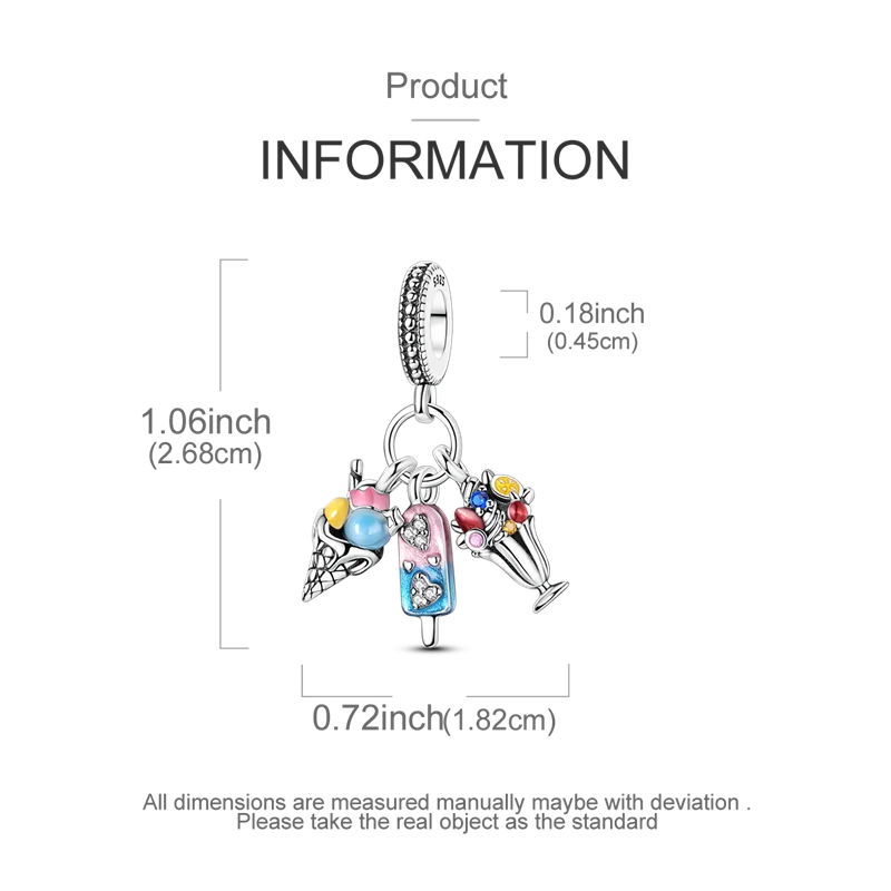 925 Sterling Silver Zircon Bowknot Heart Balloon Charms | Original Pendant Beads Fit Bracelet DIY Fine Jewelry for Women