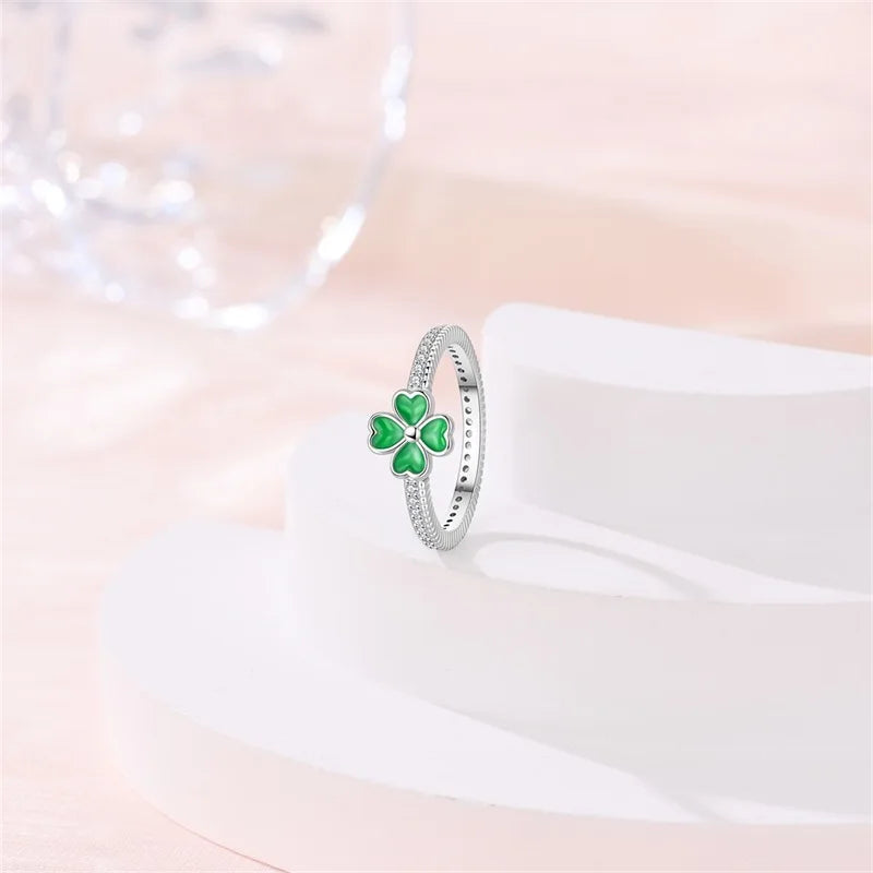 925 Sterling Silver Rings Collection | Bow, Heart, Sun, Moon & Star Zircon Rings for Women Jewelry Gift