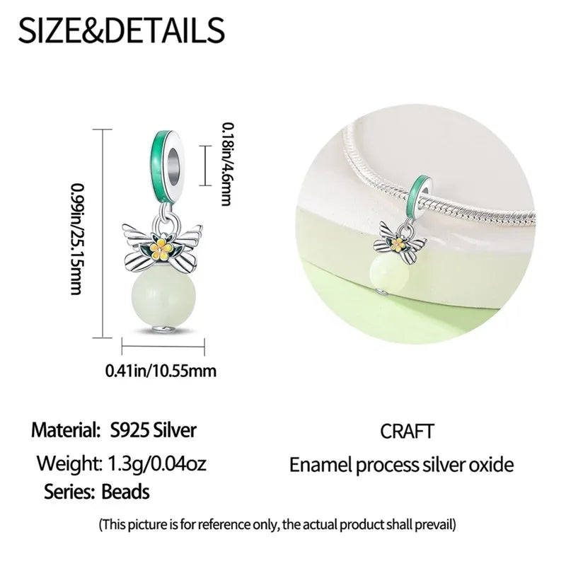 925 Sterling Silver Classic Purple Retro Heart Charm | Lotus Angel Beads for Bracelet & Necklace DIY Jewelry